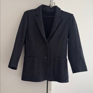 The Row Fitted Gray Blazer